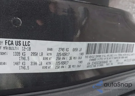 2019 Dodge Grand Caravan Gt from USA, damaged, VIN 2C4RDGEG8KR606486
